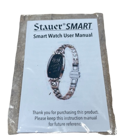 Stauer Smart Watch Ladies Slim Rose Gold Finish Linked Bracelet NWT - Picture 4 of 11